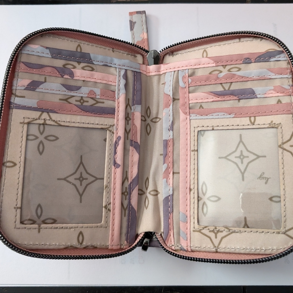 Lug Rodeo Wallet in Camo Rose - Picture 3 of 5